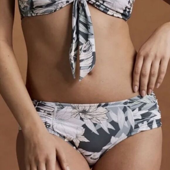 Seafolly Copacabana Wide Side Retro Bikini Bottom NWT Size 8 - Picture 11 of 12